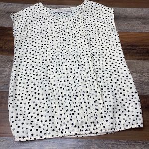 Loft Flowy Sleevless Blouse Top XS